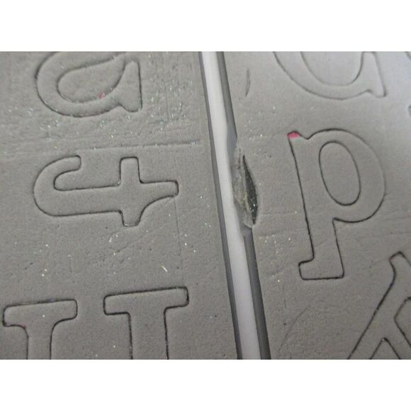 Stampin Up SIZzIX Timeless Type Alphabet Numbers Junior Sizzlets In Case - Picture 3 of 8